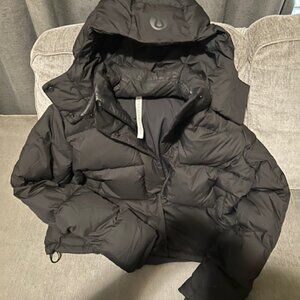 Lululemon Wunder Puff Cropped Jacket Black